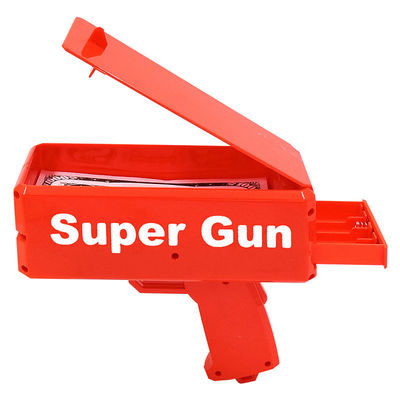 18.5cmX8cmX17.5cm Pistola di plastica a getto di moneta per matrimonio Bar Gioco Attrezzi atmosferici