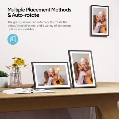 Rifornimento ingrosso 10 pollici 16g WiFi LCD Cloud Video Download Frameo Digital Photo Picture Frame