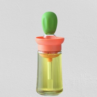 Olio di vetro superiore per la misurazione dell'olio e dell'aceto Dispenser bottiglia per cucina 6.45 * 20cm