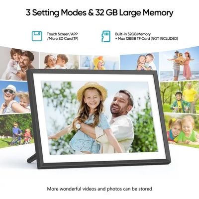 Rifornimento ingrosso 10 pollici 16g WiFi LCD Cloud Video Download Frameo Digital Photo Picture Frame