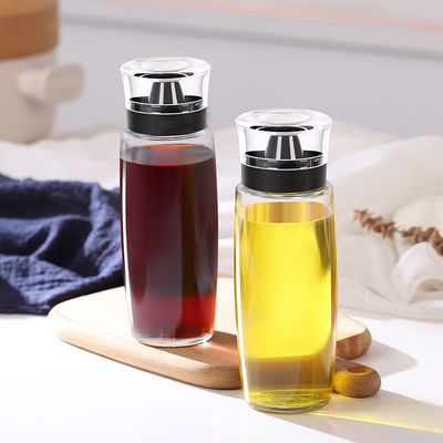 Spruzzatore di olio di vetro Dispensatore di aceto Bottiglia 280ml 9.5oz con pompa di misura