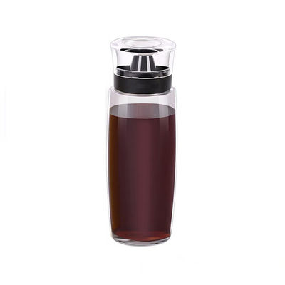 Spruzzatore di olio di vetro Dispensatore di aceto Bottiglia 280ml 9.5oz con pompa di misura