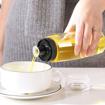 Spruzzatore di olio di vetro Dispensatore di aceto Bottiglia 280ml 9.5oz con pompa di misura
