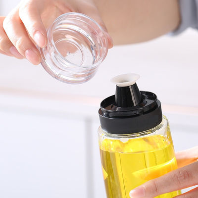 Spruzzatore di olio di vetro Dispensatore di aceto Bottiglia 280ml 9.5oz con pompa di misura