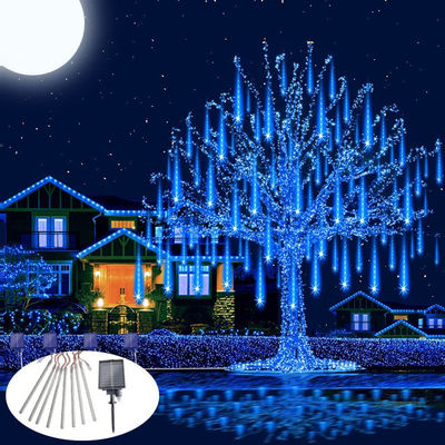 Fate di pioggia cadente luci a corda a LED in cubo per la decorazione della casa di festa di vacanza