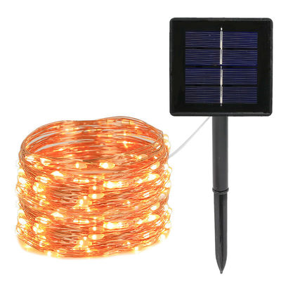 7/22/32m Acque resistenti LED Solar Copper Wire Luci per alberi di Natale con materiale PVC caldo