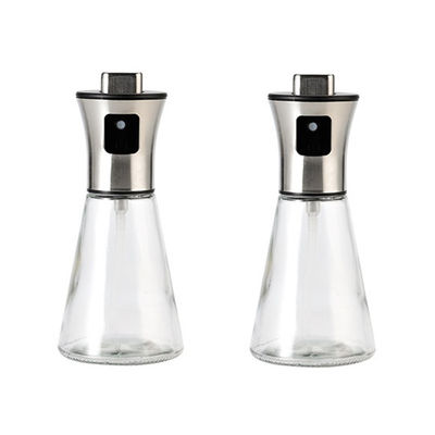 200 ml Spruzzatore di olio d'oliva di vetro Bottiglia di aceto per cucina Insalate BBQ utensili da cucina