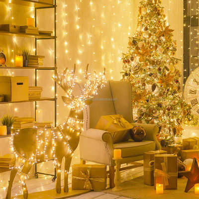 Acqua resistente all'aria aperta 300m LED viola Fairy Lights Corde Ghirlanda per Decorazioni natalizie