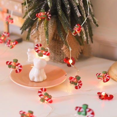 Luci di Natale a LED rosso Uomo di neve a corda Babbo Natale Stella Prodotto decorativo per le vacanze