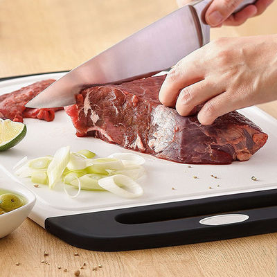 Tavola da taglio di plastica nera multifunzionale per cucina 3pcs accessori alimentari