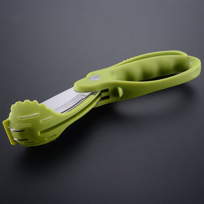 Attrezzi per tagliare l'insalata di frutta in acciaio inossidabile con maniglia multi-PP TPR e pinze per l'insalata