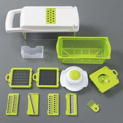 Tagliatrice di cipolle multifunzionale portatile Tagliatrice di frutta Tagliatrice di patate Scutter Best Sell 12 in 1