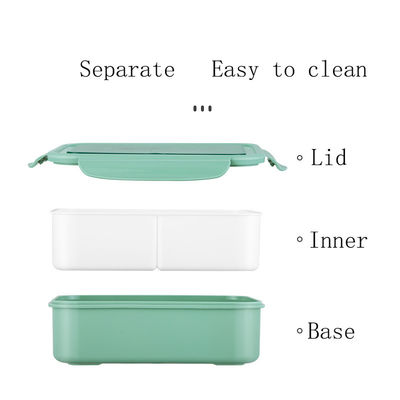 Prodotto Kit cucchiaio/forchetta/coltello/bastoni BPA-Free 1400 ML PP5 Lunch Box per bambini/adulti