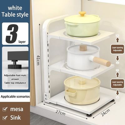 Organizzatore di lavandino da cucina funzionale pieghevole per posate da cucina nero per stoccaggio regolabile