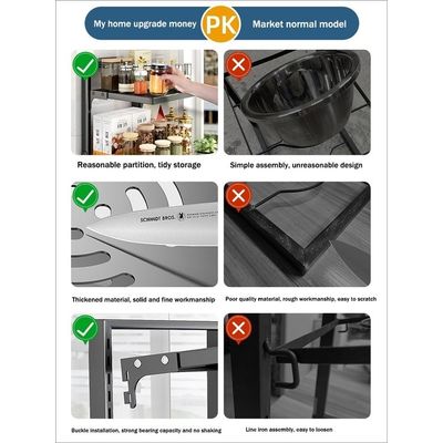 Organizzatore di lavandino da cucina funzionale pieghevole per posate da cucina nero per stoccaggio regolabile