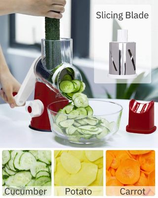 Best seller Gratter rotativo per frutta e verdura Tagliatrice multifunzione in acciaio inossidabile