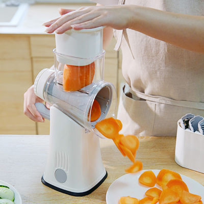 Strumenti di cucina sostenibili Gratter rotanti 5 in 1 per tagliare e gratare le verdure