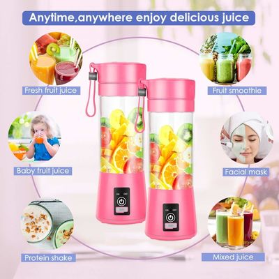 380 ml di capacità Mini Blender USB ricaricabile Succo di frutta portabile Succiatore Coppa per la casa