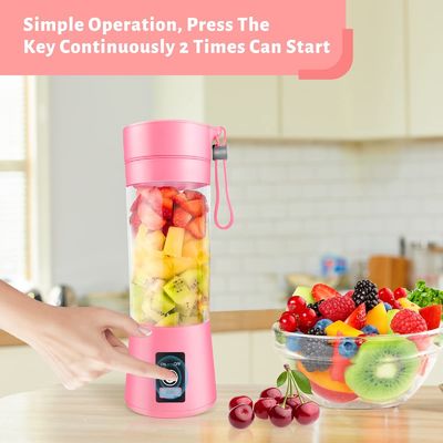 380 ml di capacità Mini Blender USB ricaricabile Succo di frutta portabile Succiatore Coppa per la casa