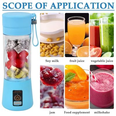 380 ml di capacità Mini Blender USB ricaricabile Succo di frutta portabile Succiatore Coppa per la casa