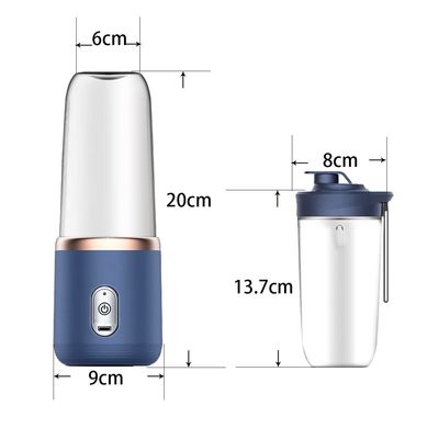 Strumenti portatili per frutta e verdura Tazza elettrica per succhi di frutta 40W USB ricaricabile