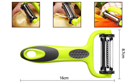 Practical PP RUBBER Vegetable Peeler per la scorzazione senza sforzo di frutta e verdura