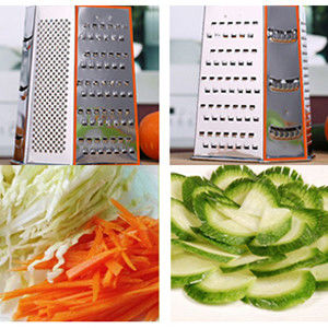 Best seller accessori da cucina 6 lato grater di formaggio manuale in acciaio inossidabile 410