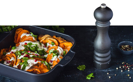 Bottiglia di macinazione di sale e pepe di ceramica per cucina gourmet