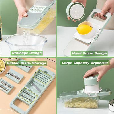 Tagliatrice di verdure in acciaio inossidabile per la preparazione rapida e semplice