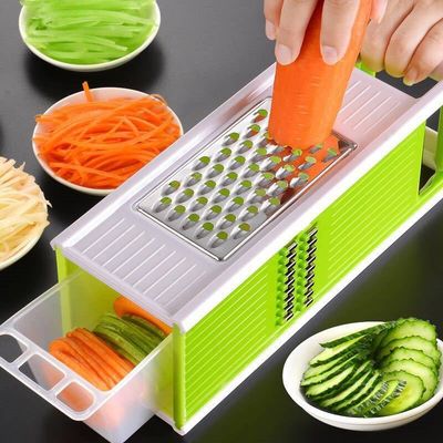 Attrezzi multifunzionali per frutta e verdura Cipolle Pelatrice di patate Tagliatrice Tagliatrice Grattatrice