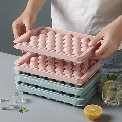 33 Cavità cerchio sfera palla rotonda Ice Cube vassoio sfera plastica Ice Ball Maker Stampo con coperchio