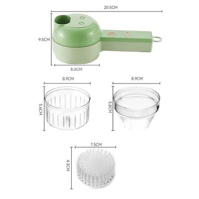 ABS PP PC Stainless Steel Vegetable Chopper con macina da carne e trituratrice di aglio