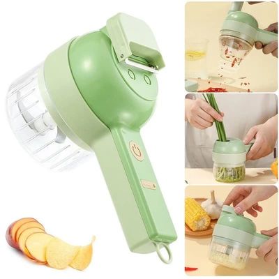 ABS PP PC Stainless Steel Vegetable Chopper con macina da carne e trituratrice di aglio