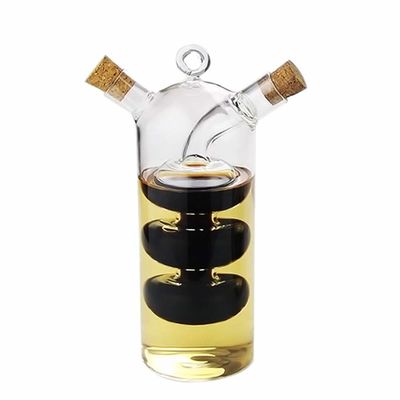 Contenitore da cucina in vetro trasparente con bolla 2 in 1 per separare il bollitore e la bottiglia