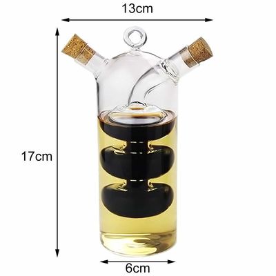 Contenitore da cucina in vetro trasparente con bolla 2 in 1 per separare il bollitore e la bottiglia