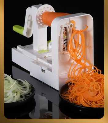 Aggiornare la cottura con 5 lame Veggie Spiral Slicer ABS PS TPR 420 in acciaio inossidabile
