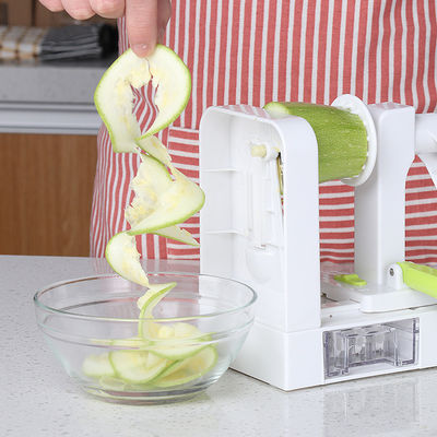 Aggiornare la cottura con 5 lame Veggie Spiral Slicer ABS PS TPR 420 in acciaio inossidabile