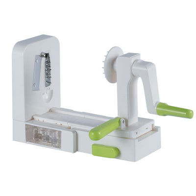 Aggiornare la cottura con 5 lame Veggie Spiral Slicer ABS PS TPR 420 in acciaio inossidabile