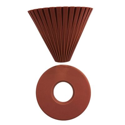 Matera da caffè in silicone di design moderno con filtro funnel riutilizzabile e gocciolante pieghevole