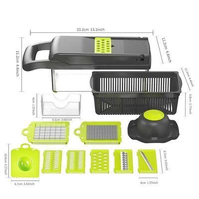 Tagliatore di ortaggi in plastica per la cucina