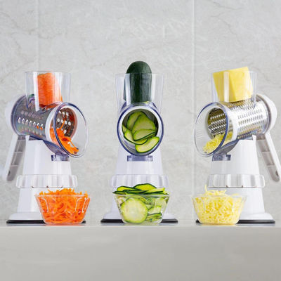 ABS Vegetable Chopper Round Slicer Graters Patata Carota Formaggio Shredder Strumento da cucina