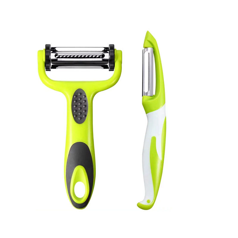 Preparazione di verdure sicure Peeler Julienne Peeler e mandolina Slicer in 19 * 2,5 * 2cm Dimensione