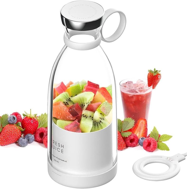 NO Mini Succatore di tazze di plastica USB portatile per frullati e frullati