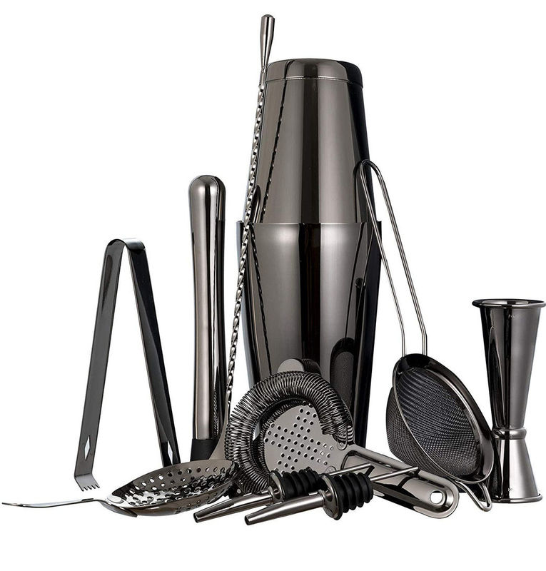 Classico Disegno 11 pezzi Kit Barista Cocktail Fumatore Set 750ml/600ml per la produzione