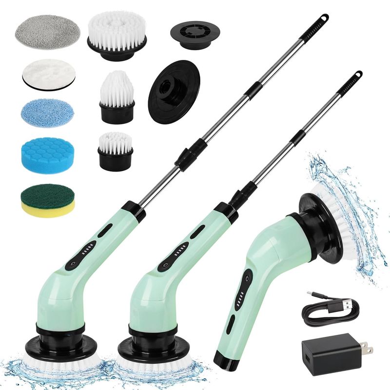 Pulizzatore elettrico senza fili vasca da bagno pulitore cucina spazzola per la pulizia domestica