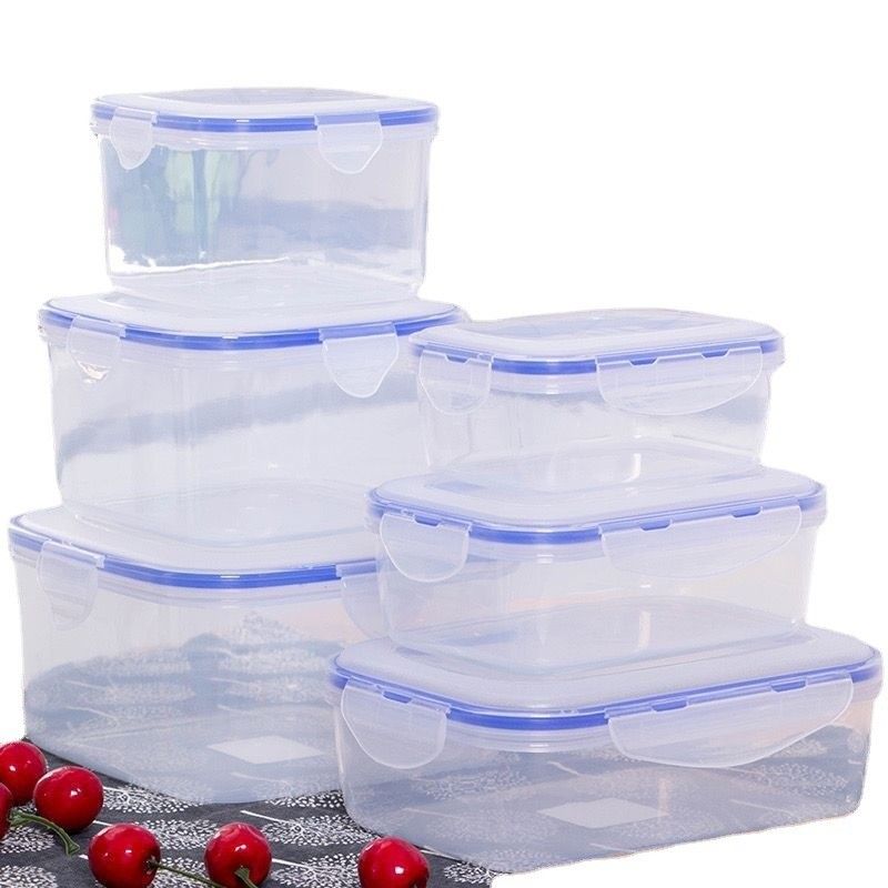Set di scatole di plastica ermetica per contenitori per alimenti multifunzionali
