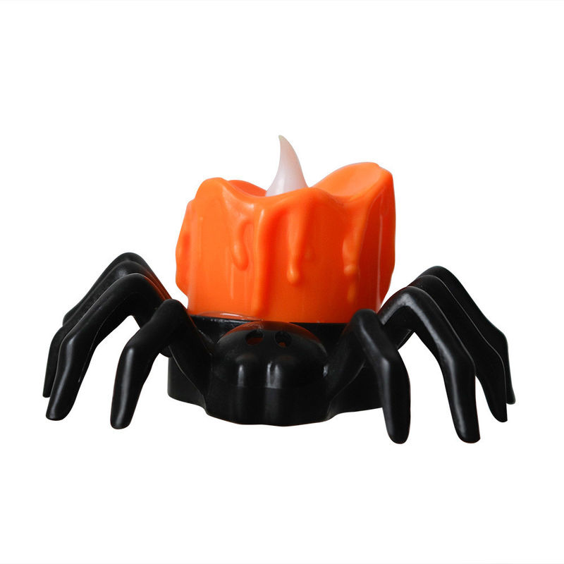 Ornamento creativo Decorazione di Halloween Candelabro zucca LED Lampada a candela elettronica
