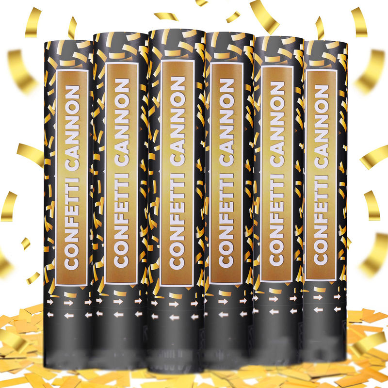 40cm Multicolor Biodegradable Party Popper Confetti Cannoni per celebrazioni colorate