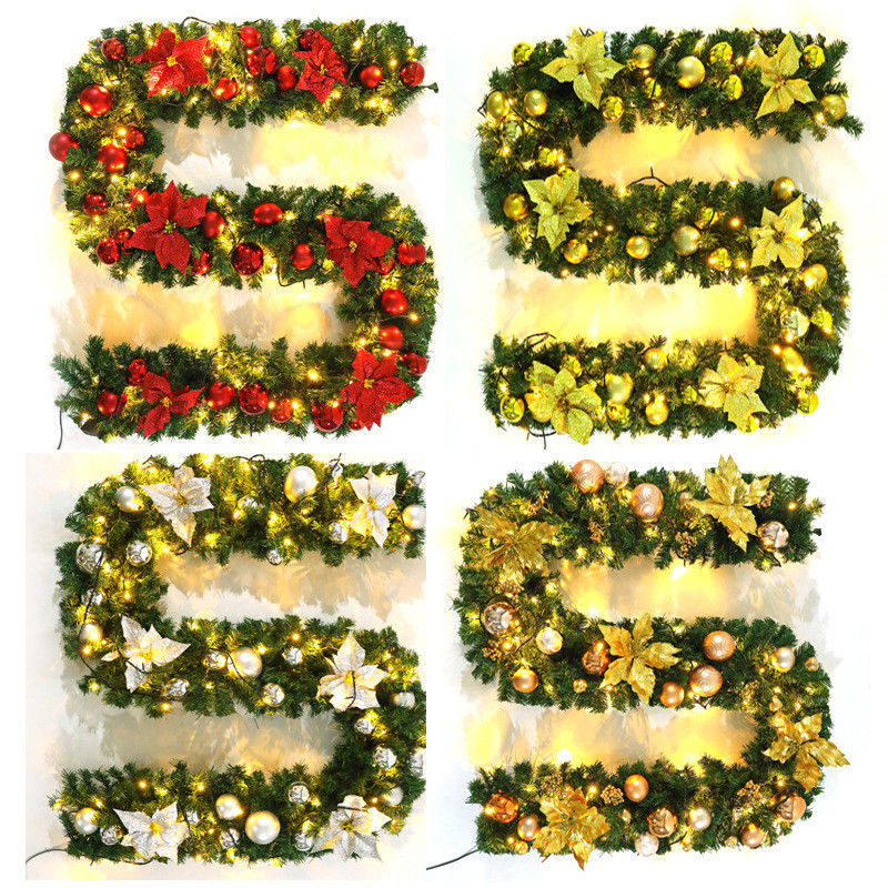Pre Lit corona per Shopping Mall Hotel Outdoor Decorative Door Hanging Decorazione