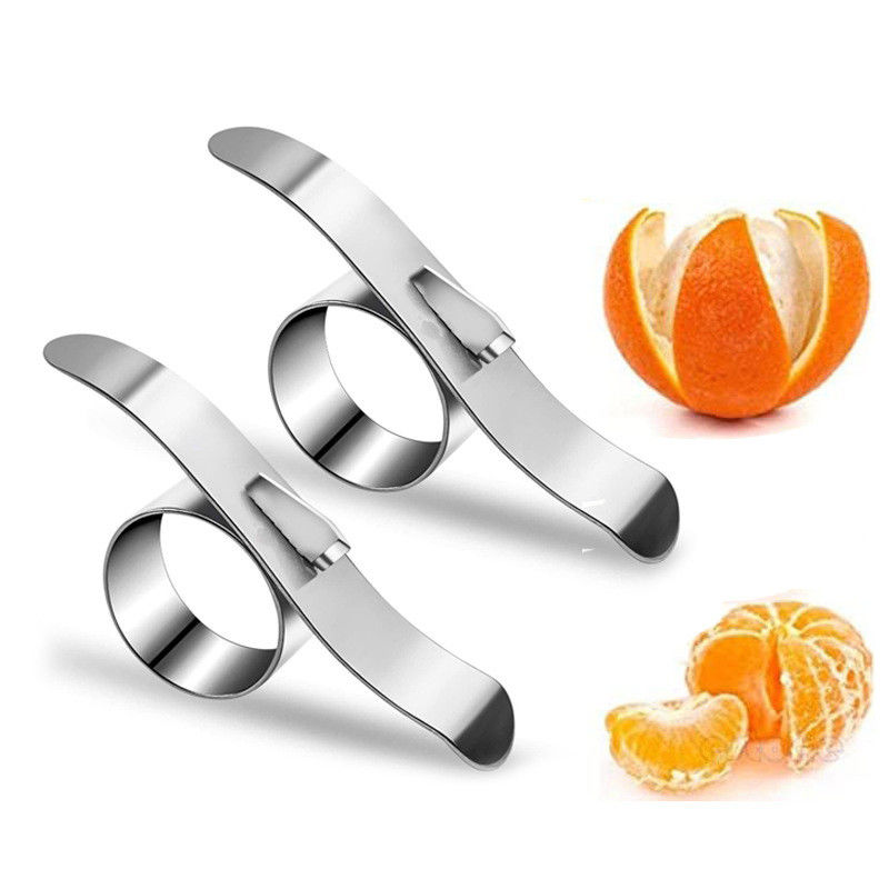 Anello in acciaio inossidabile 430 Mini Size Peeler di frutta Cucina Gadget Manuale Peeler di arancione